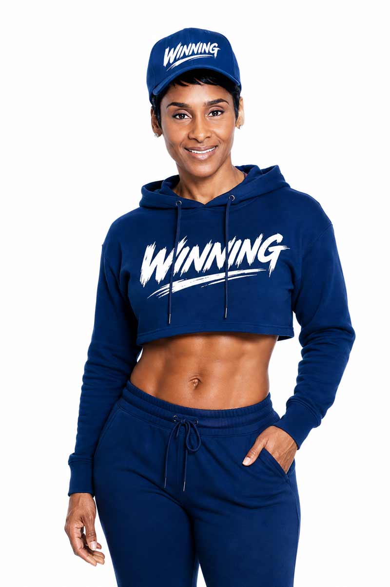 Cropped “Winning” Sweatsuit