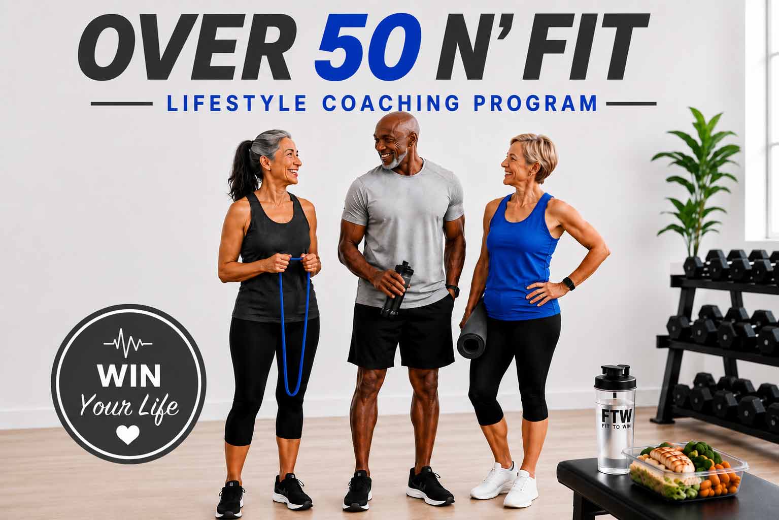 Over 50 N Fit Life Style Coaching Program Blue